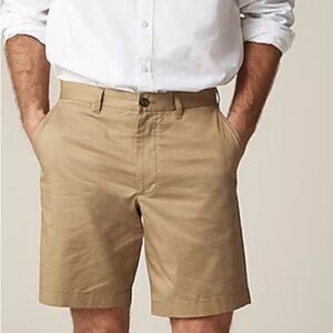 J. Crew Stretch Flat Front Chino Shorts